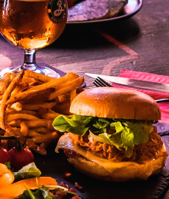 O'Temple Bar, burgers et plats anglais traditionnels