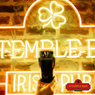 La Guinness, mascotte d'O'Temple Bar